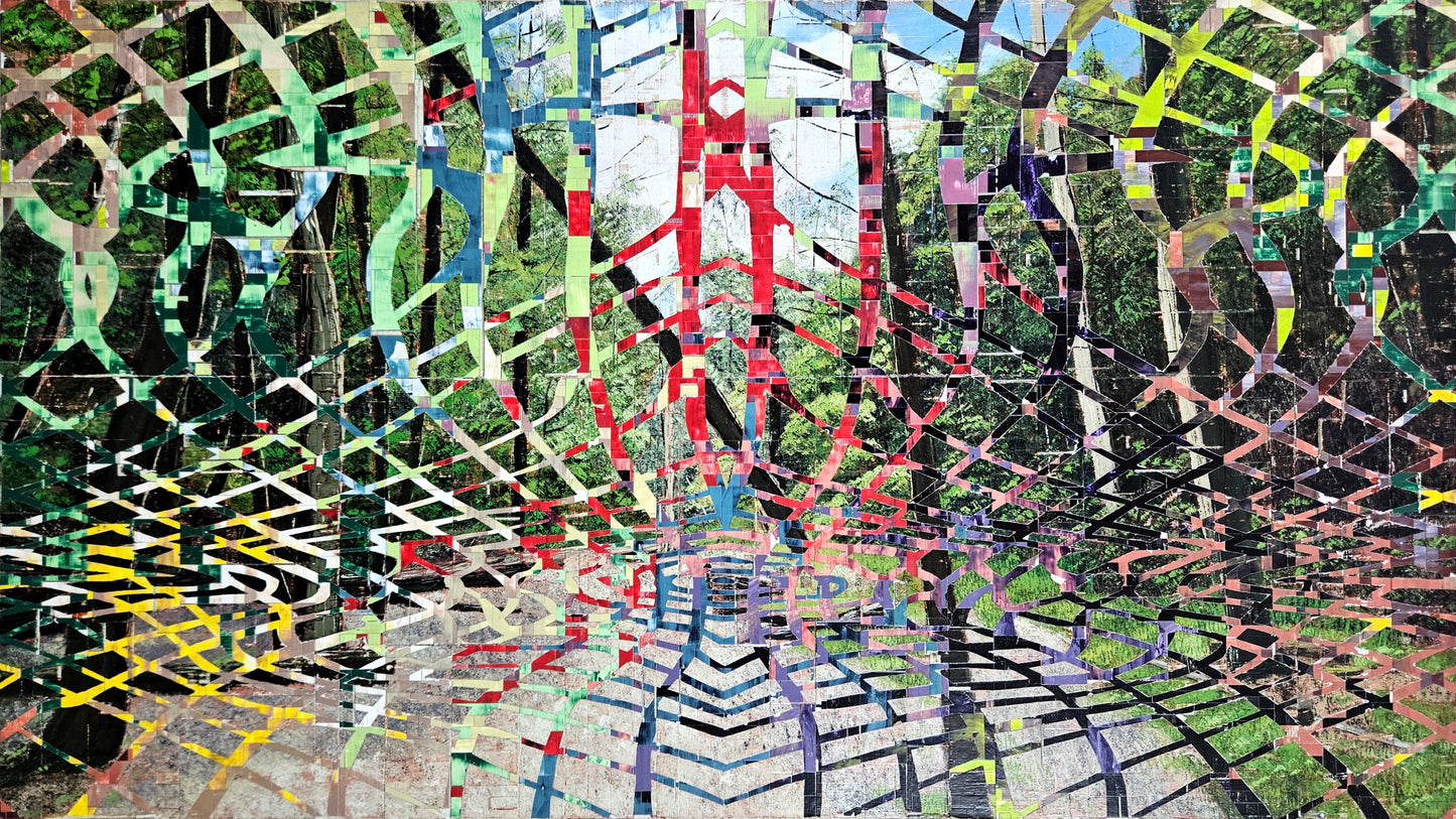 MY EYES SEE THE TREES CONSTANTLY MOVING