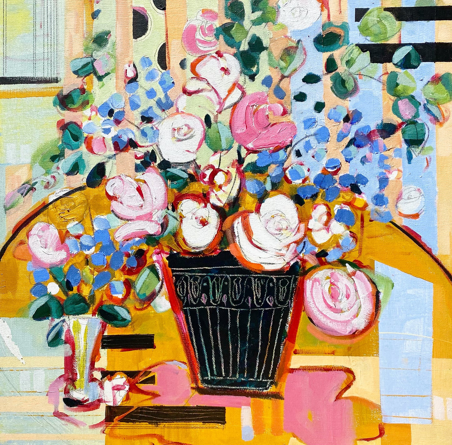 STILL LIFE: PINK & BLUE (signed limited edition print)