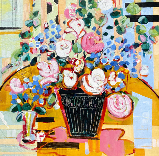 STILL LIFE: PINK & BLUE (signed limited edition print)
