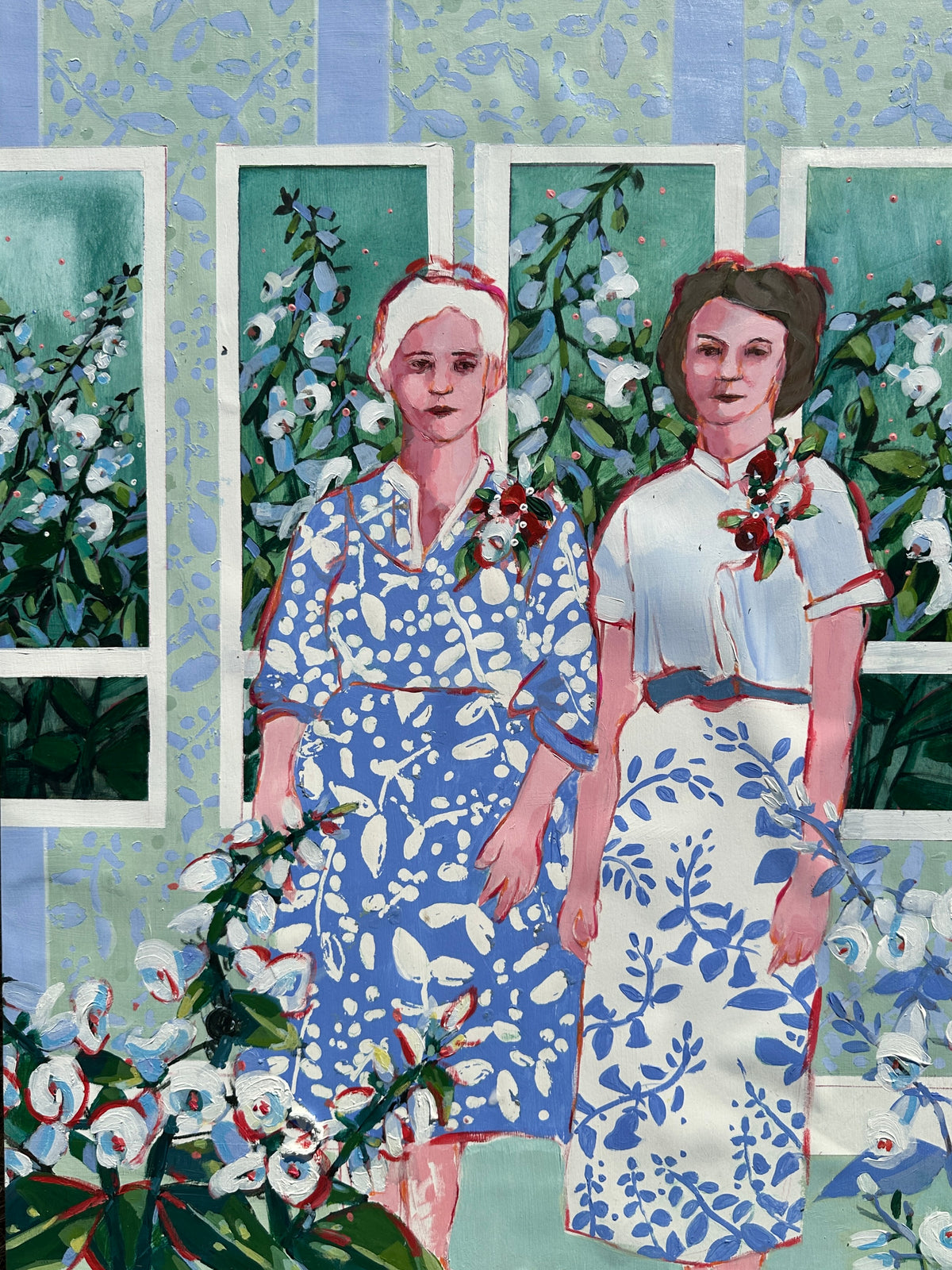 SHE WAS HER MOTHER’S DAUGHTER, BLUE & GREEN