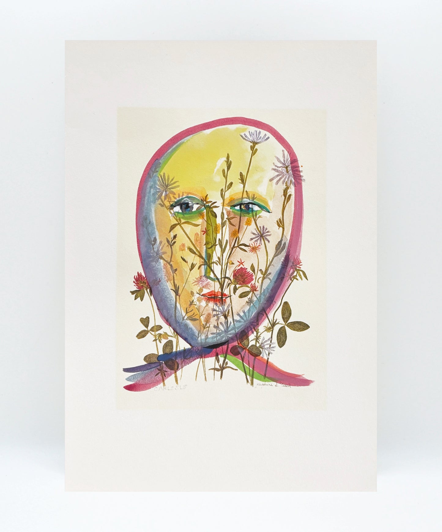 LITTLE HEADS WITH BLOSSOM #12