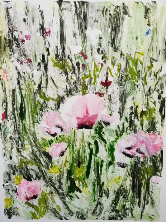 GIVERNY POPPIES II