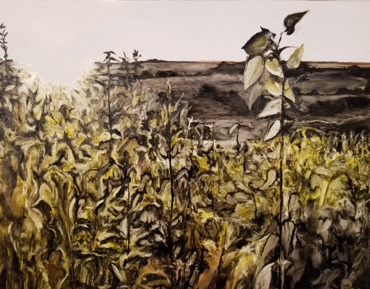 SUNFLOWER AT SUNSET